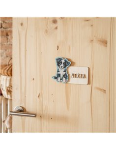 Placa Acuarela Perro 2