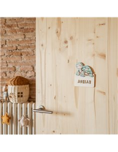 Placa Acuarela Tortuga 2