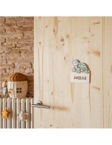 Placa Acuarela Tortuga