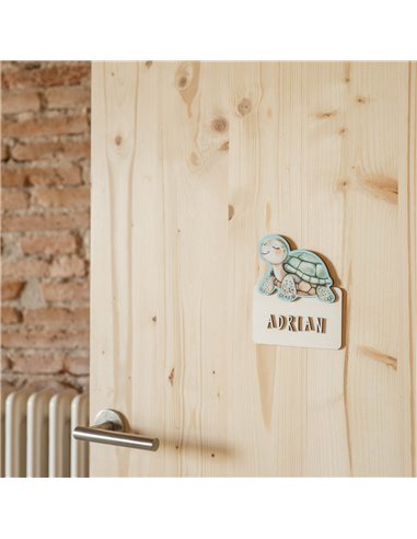 Placa Acuarela Tortuga