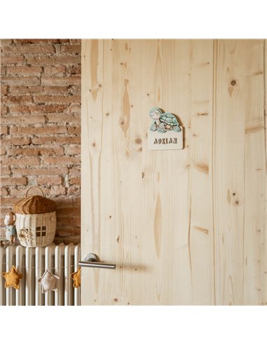 Placa Acuarela Tortuga