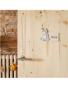 Placa Acuarela Unicornio 2