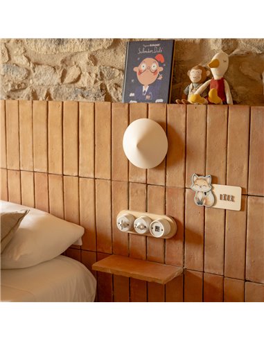 Placa Acuarela Zorro