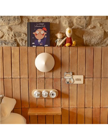 Placa Acuarela Zorro