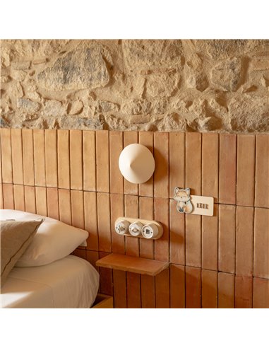 Placa Acuarela Zorro