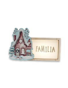 Lámpara Navidad Casita