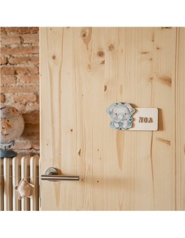 Placa Safari Elefante