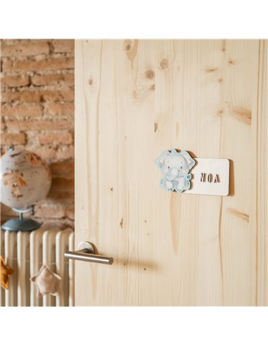 Placa Safari Elefante