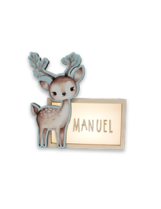 Lámpara Navidad Ciervo