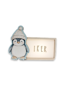 Lámpara Navidad Pingüino