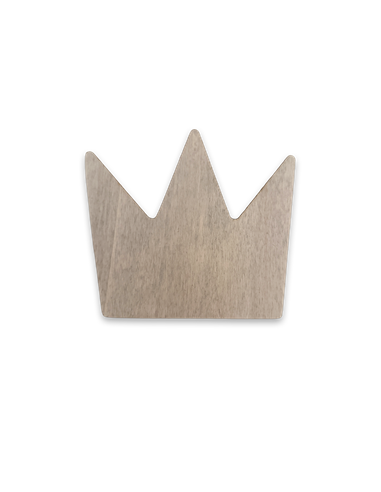 Placa Corona en Madera