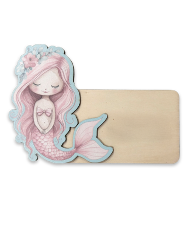 Placa Acuarela Sirena