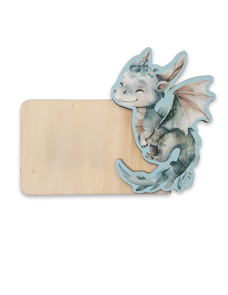Placa Acuarela Dragon