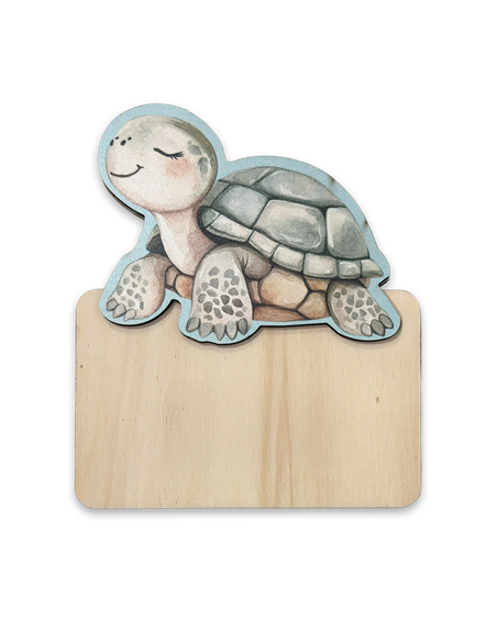 Placa Acuarela Tortuga
