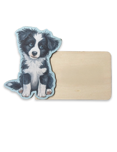 Placa Acuarela Perro