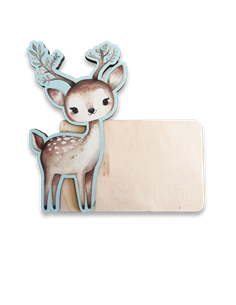 Placa Navidad Ciervo