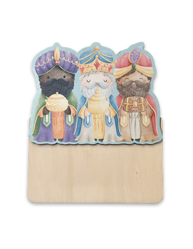 Placa Navidad Reyes Magos