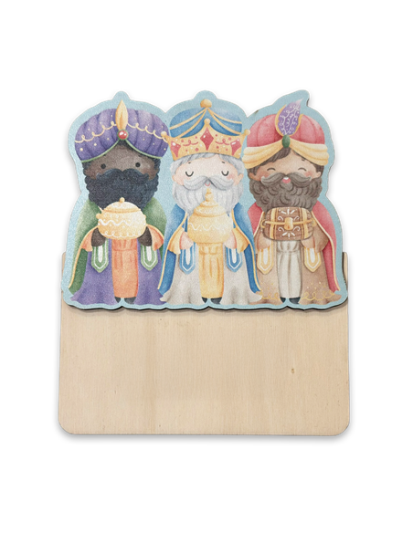 Placa Navidad Reyes Magos