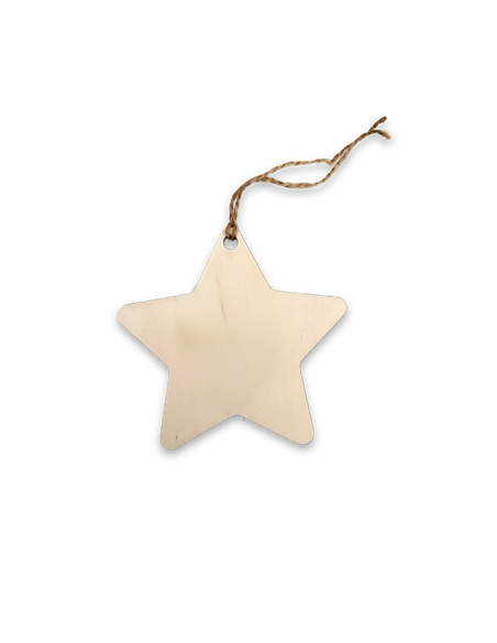 Deco Navidad Estrella en Madera