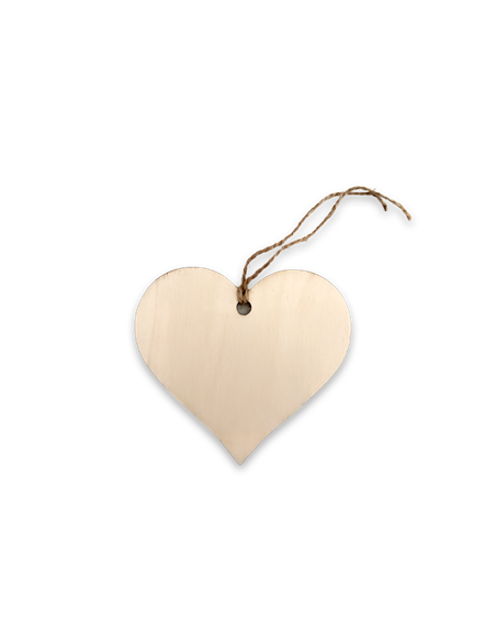 Deco Navidad Corazón en Madera