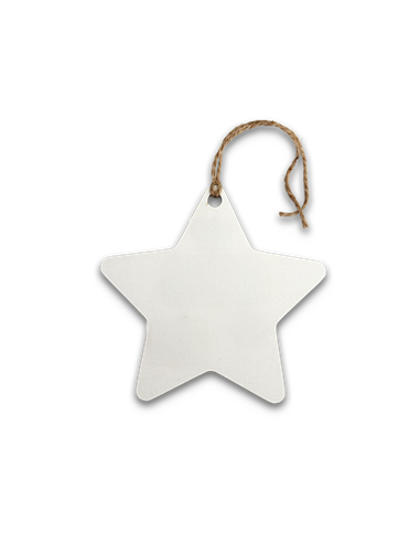 Deco Navidad Estrella en Blanco