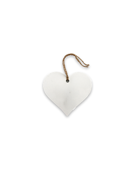 Deco Navidad Corazón en Blanco