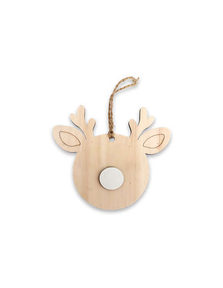 Deco Navidad Reno en Madera