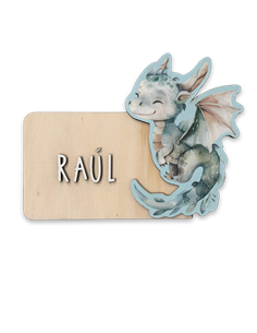Placa Acuarela Dragon