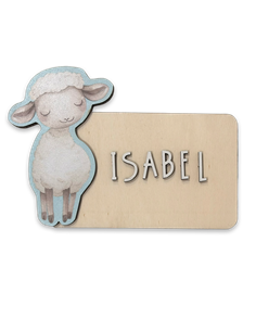 Placa Acuarela Oveja